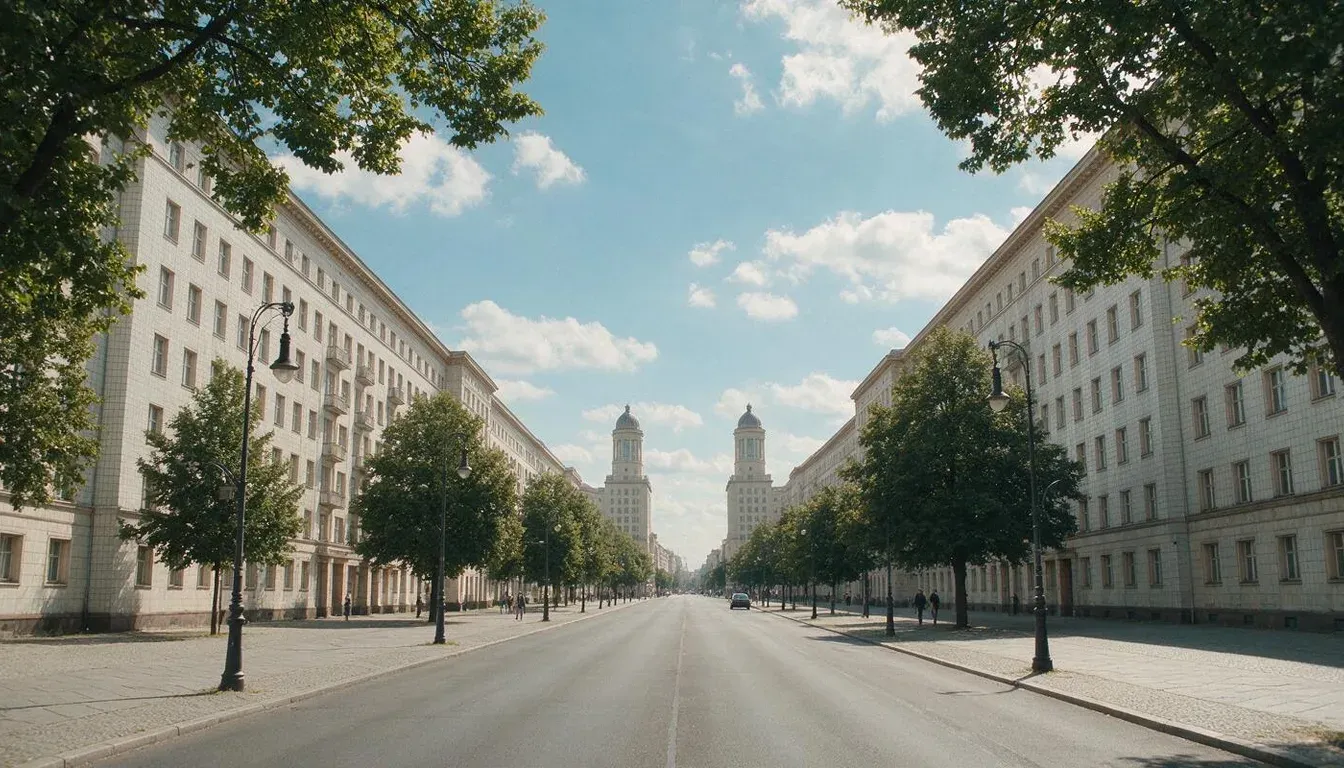 Karl Marx Allee - filming location in Germany