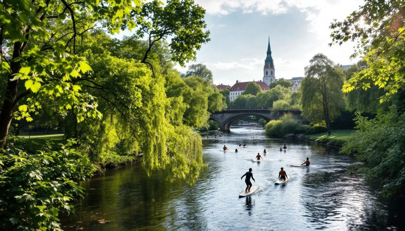 Englischer Garten - filming location in Germany
