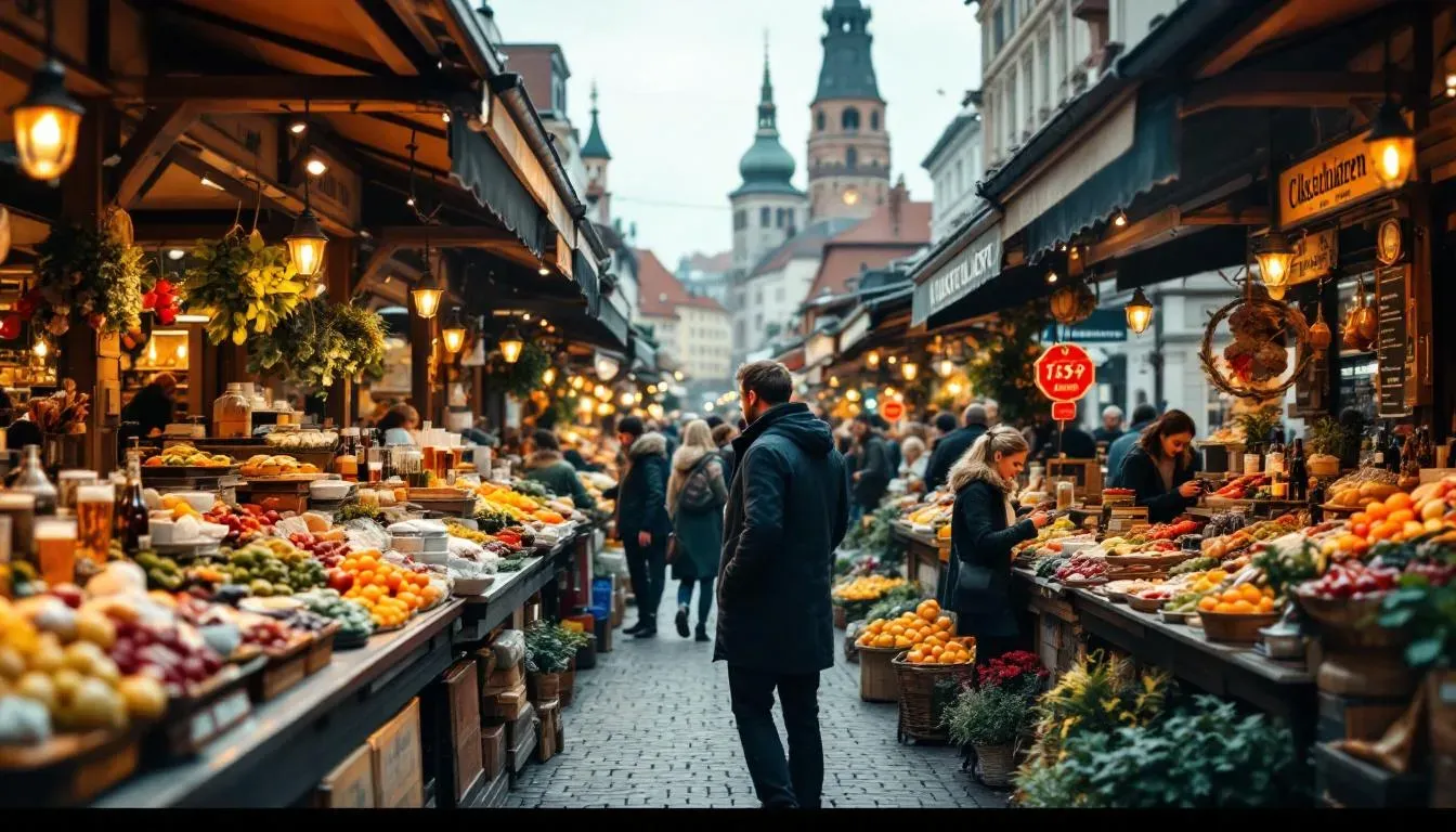Viktualienmarkt - filming location in Germany