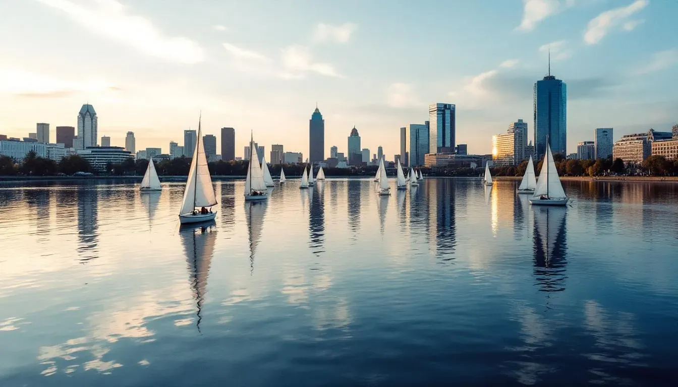 Alster Lake - filming location in Germany