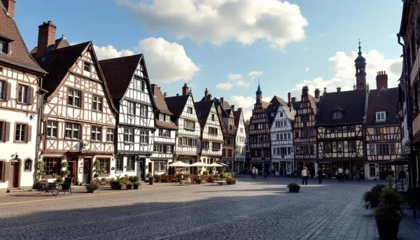Filming in Frankfurt